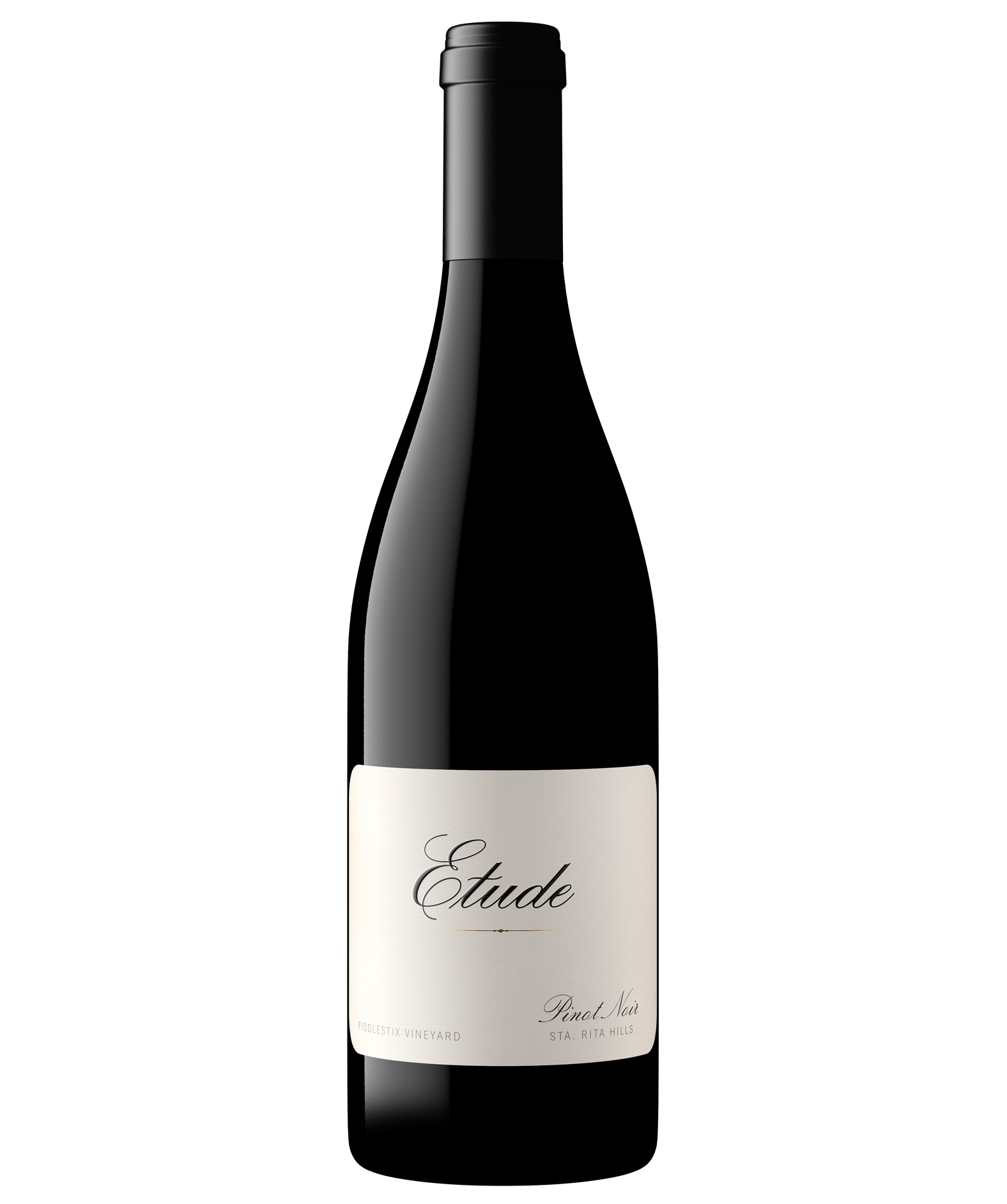 A bottle of Etude Fiddlestix Pinot Noir