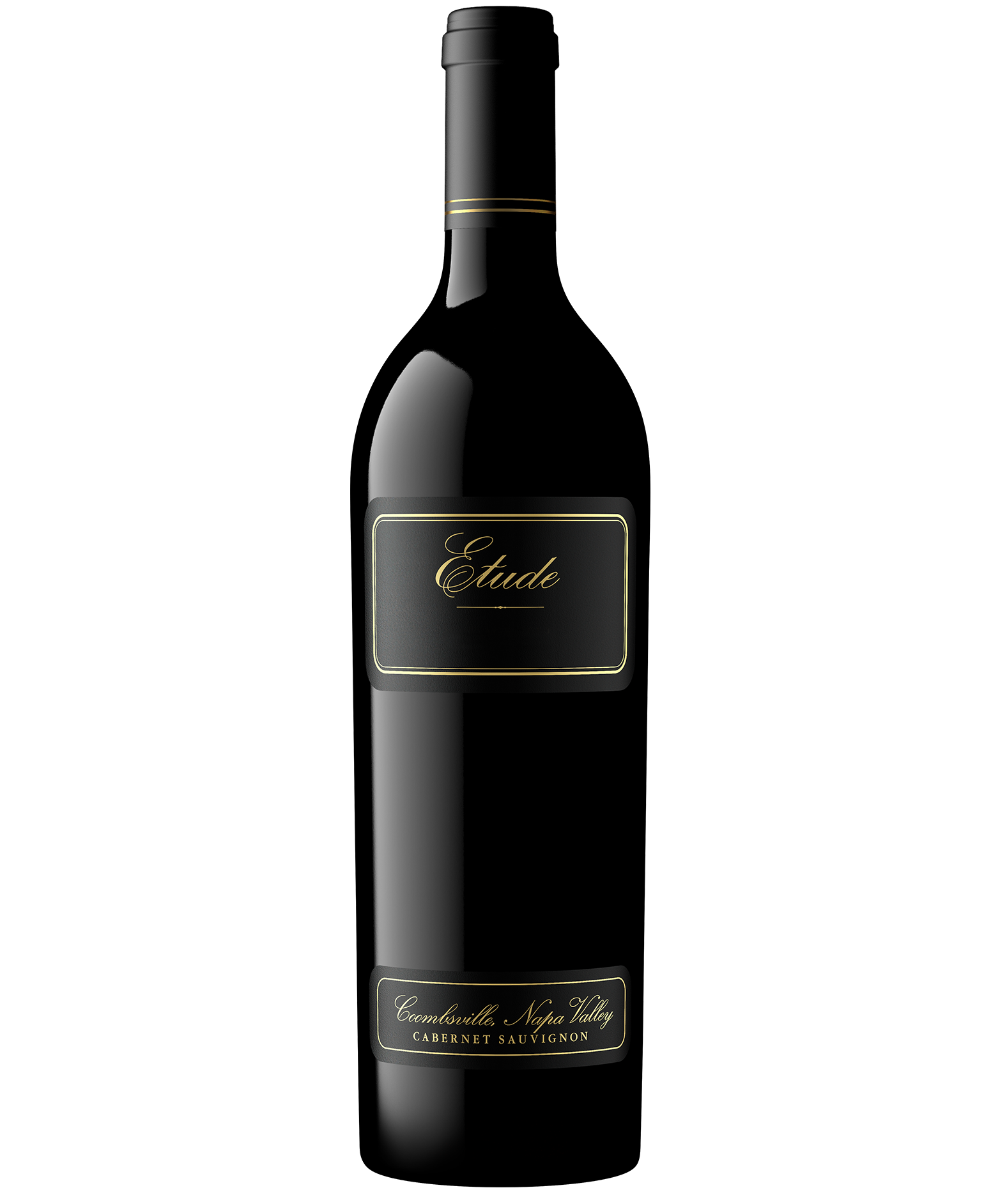 A bottle of Etude Coombsville Cabernet Sauvignon from Napa Valley