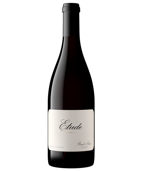 A bottle of Etude Yamhela Vineyard Pinot Noir from Oregon