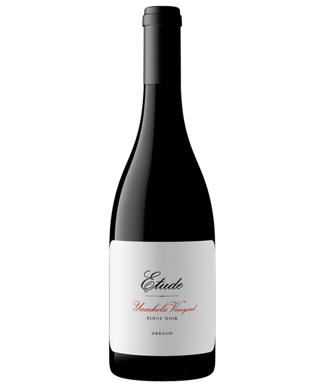 A bottle of Etude Yamhela Vineyard Pinot Noir from Oregon