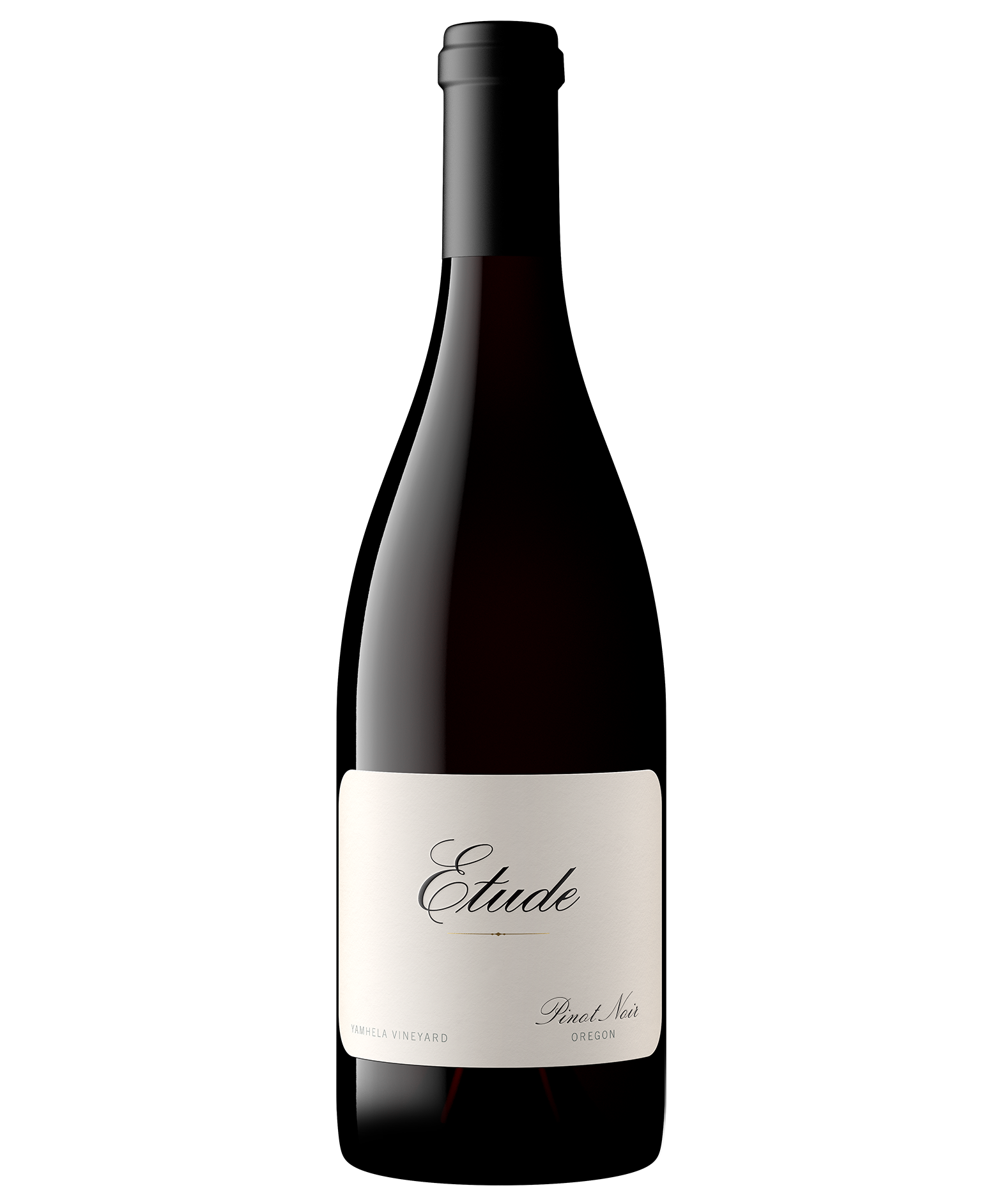 A bottle of Etude Yamhela Vineyard Pinot Noir from Oregon