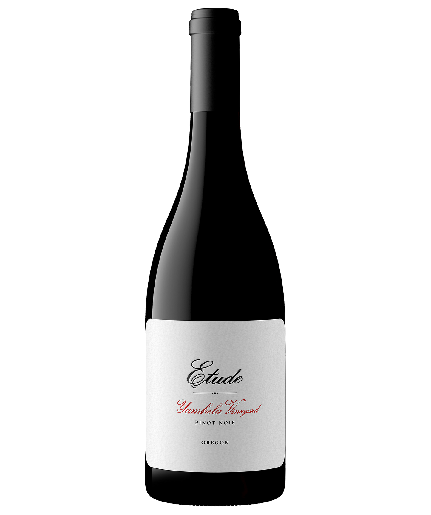 A bottle of Etude Yamhela Vineyard Pinot Noir from Oregon